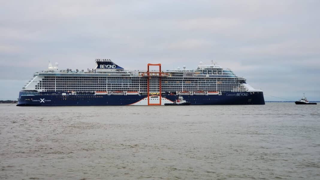 Die Celebrity Beyond hat erfolgreich ihre Probefahrten absolviert. Foto: Celebrity Cruises