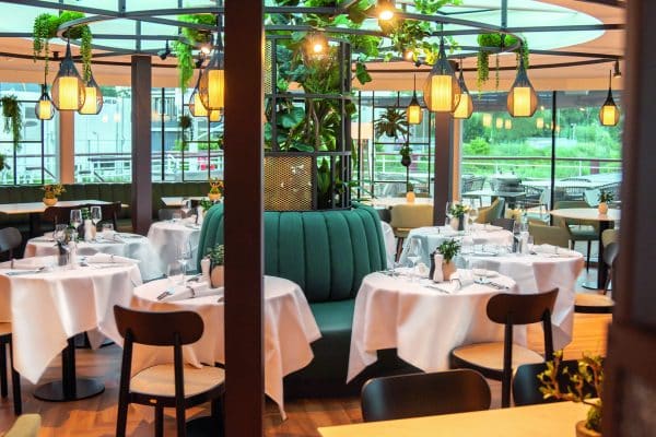 Pavilion, ein Bereich im Restaurant mit à-la-carte-Service. Foto: © A-ROSA Flussschiff GmbH