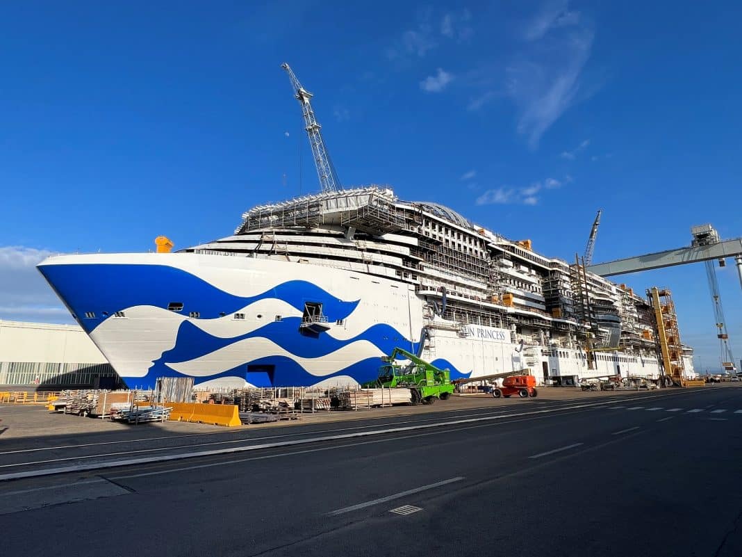 Noch im Bau: die Sun Princess. Foto: © Princess Cruises