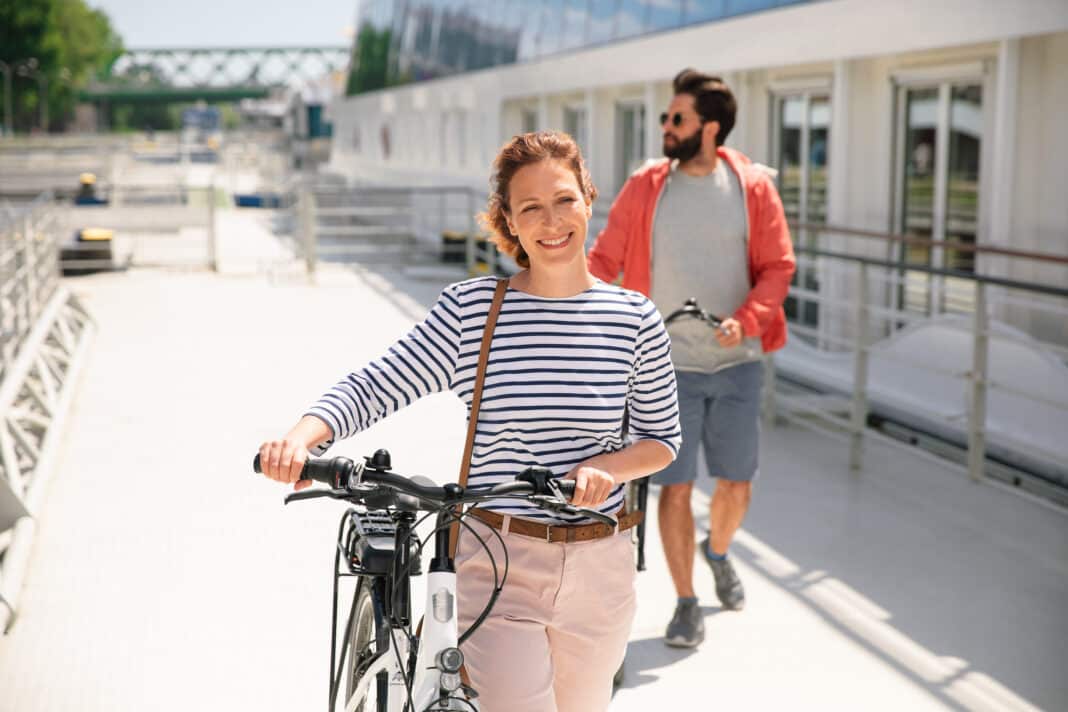 Über 50 verschiedene E-Bike-Touren werden von A-ROSA in der Saison 2023 angeboten. Foto: A-ROSA Flussschiff GmbH