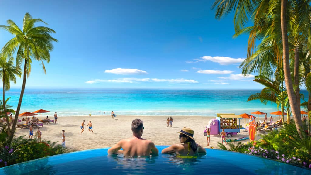 Royal Beach Club Cozumel. Grafik: Royal Caribbean International