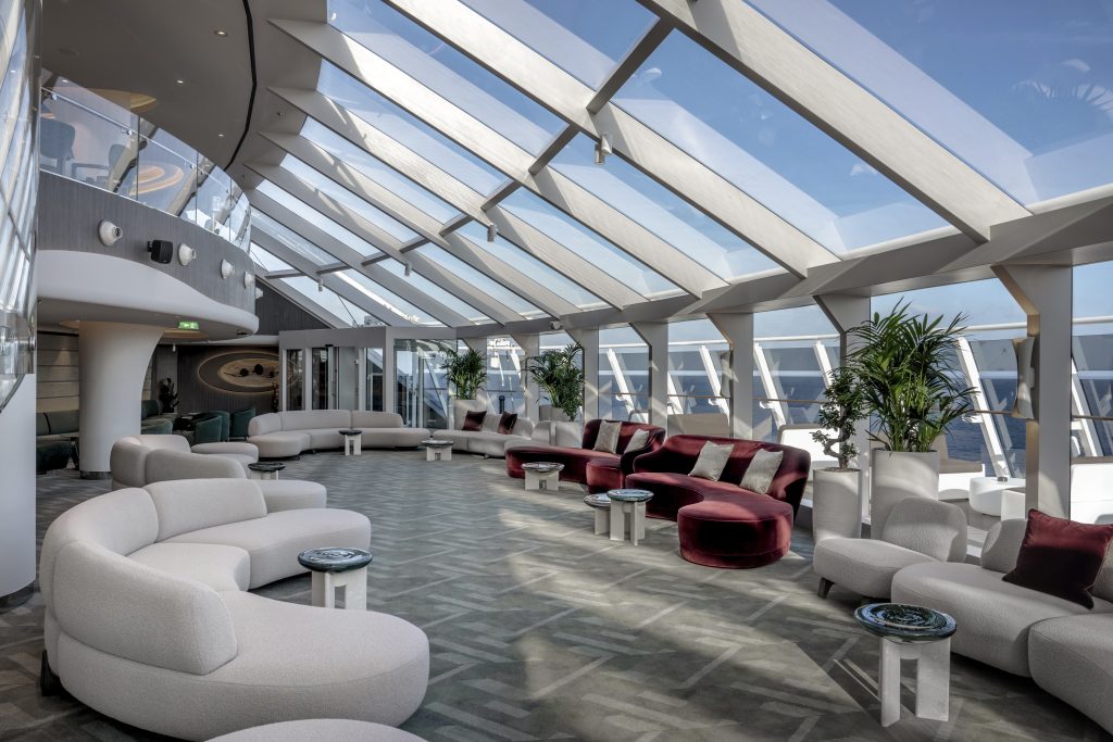 MSC World Europa, Top Sail Lounge, Foto: © MSC Cruises