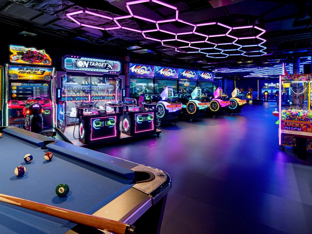 Gamezone. Foto: Norwegian Cruise Line