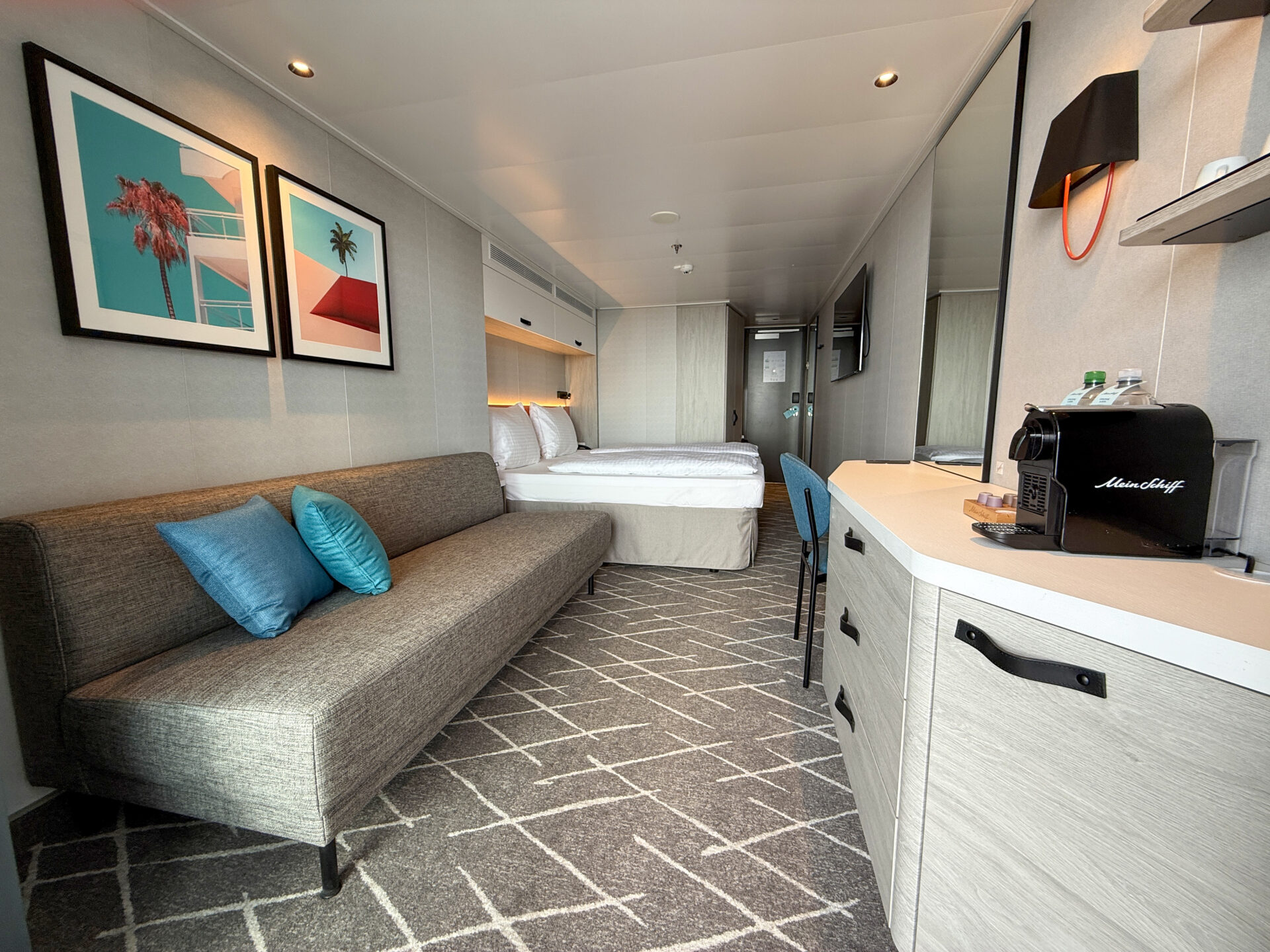 Bakonkabine auf der Mein Schiff Flow