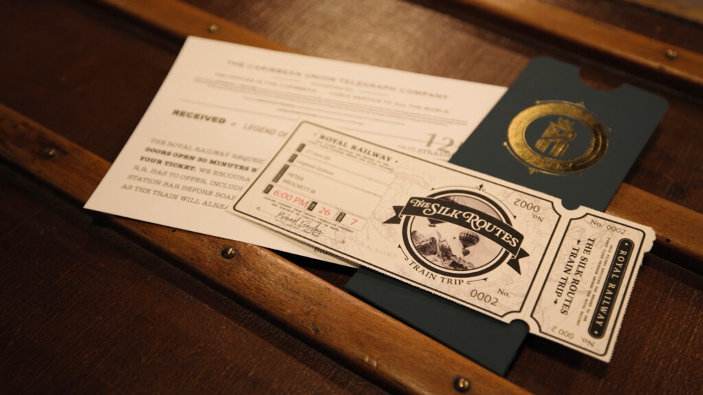 Royal Railway Ticket und Reservierungsbestätigung, Foto: Royal Caribbean